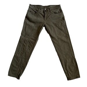 DL1961 Pants 28 Azalea‎ Xtwill 360 Comfort Relaxed Skinny Olive Green Gorpcore